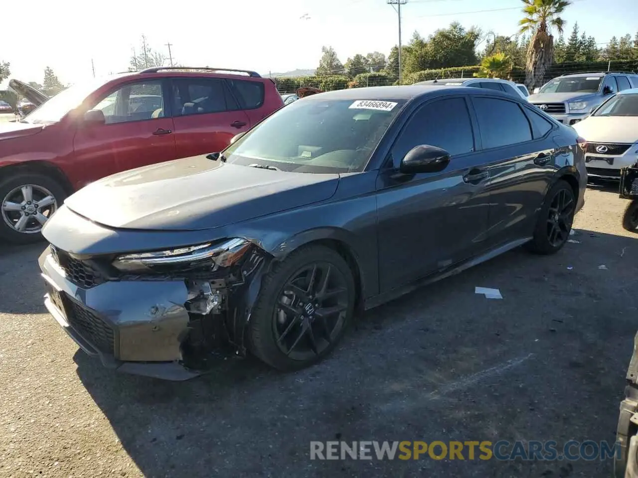 1 fotografías del automóvil dañado 2HGFE2F52SH529489 HONDA CIVIC 2025