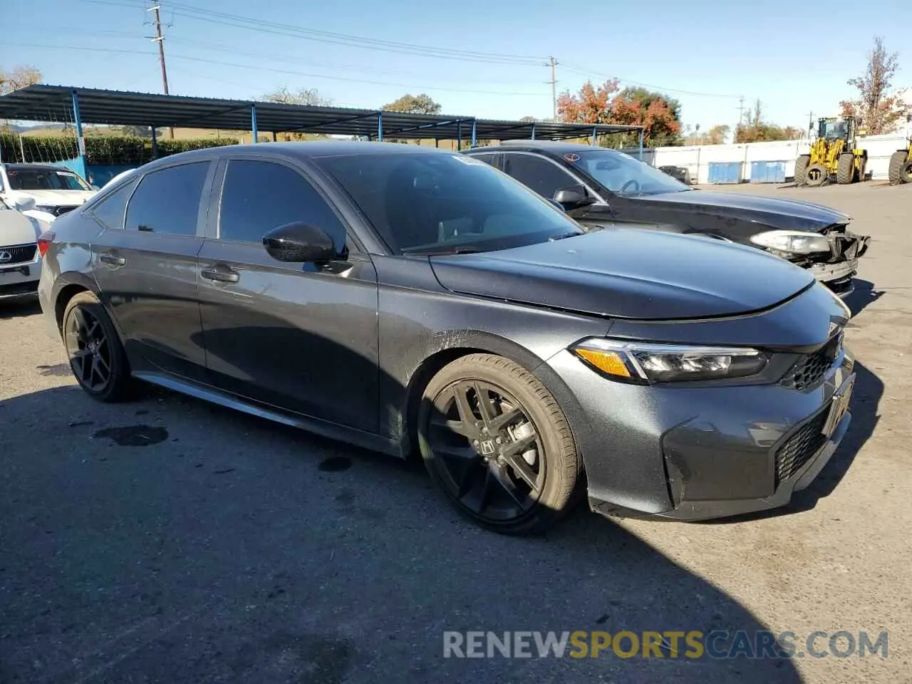 4 fotografías del automóvil dañado 2HGFE2F52SH529489 HONDA CIVIC 2025