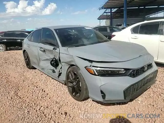 11 fotografías del automóvil dañado 2HGFE2F52SH537253 HONDA CIVIC 2025