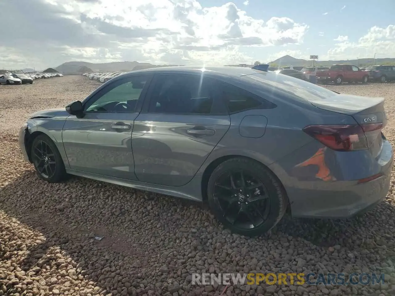 2 fotografías del automóvil dañado 2HGFE2F52SH537253 HONDA CIVIC 2025