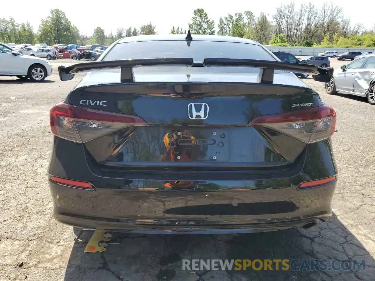 6 fotografías del automóvil dañado 2HGFE2F52SH549127 HONDA CIVIC 2025