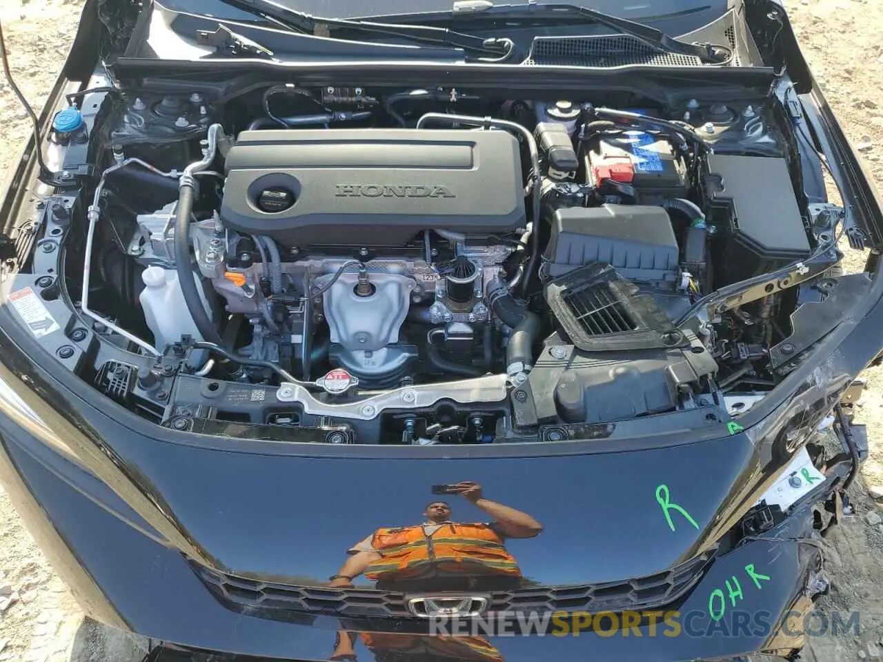 11 fotografías del automóvil dañado 2HGFE2F52SH557941 HONDA CIVIC 2025