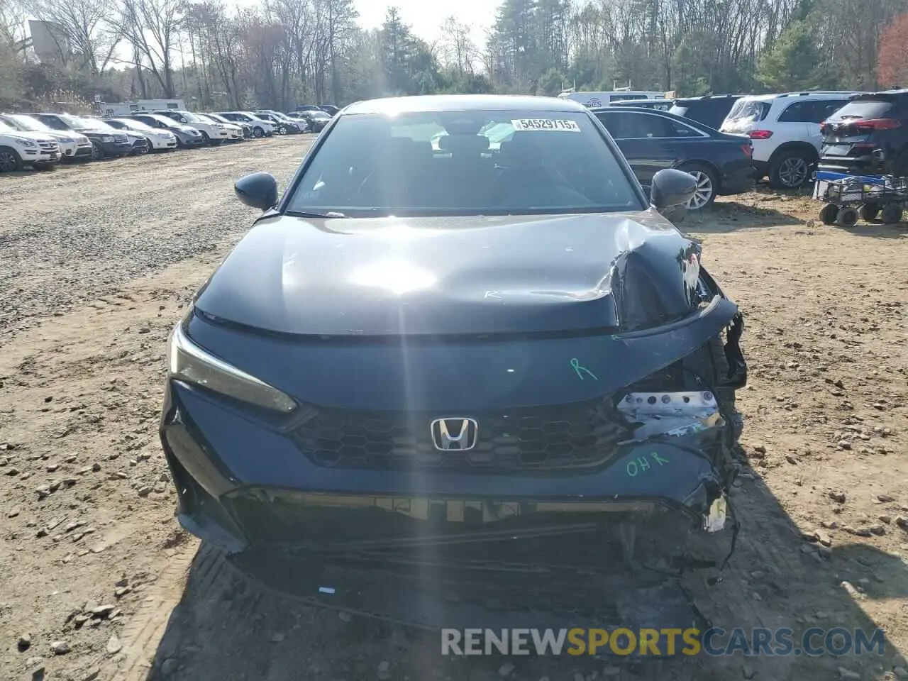 5 fotografías del automóvil dañado 2HGFE2F52SH557941 HONDA CIVIC 2025