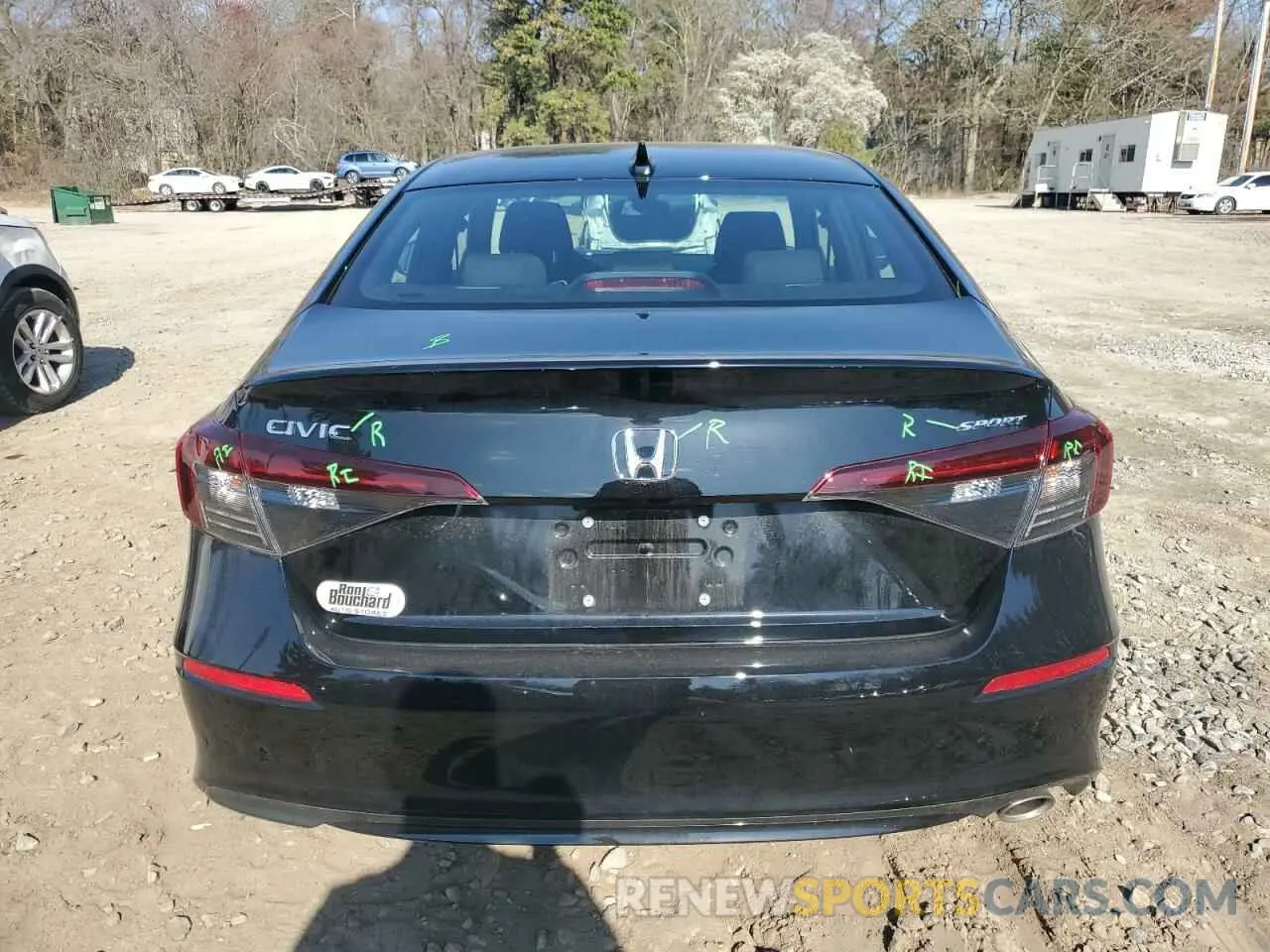 6 fotografías del automóvil dañado 2HGFE2F52SH557941 HONDA CIVIC 2025