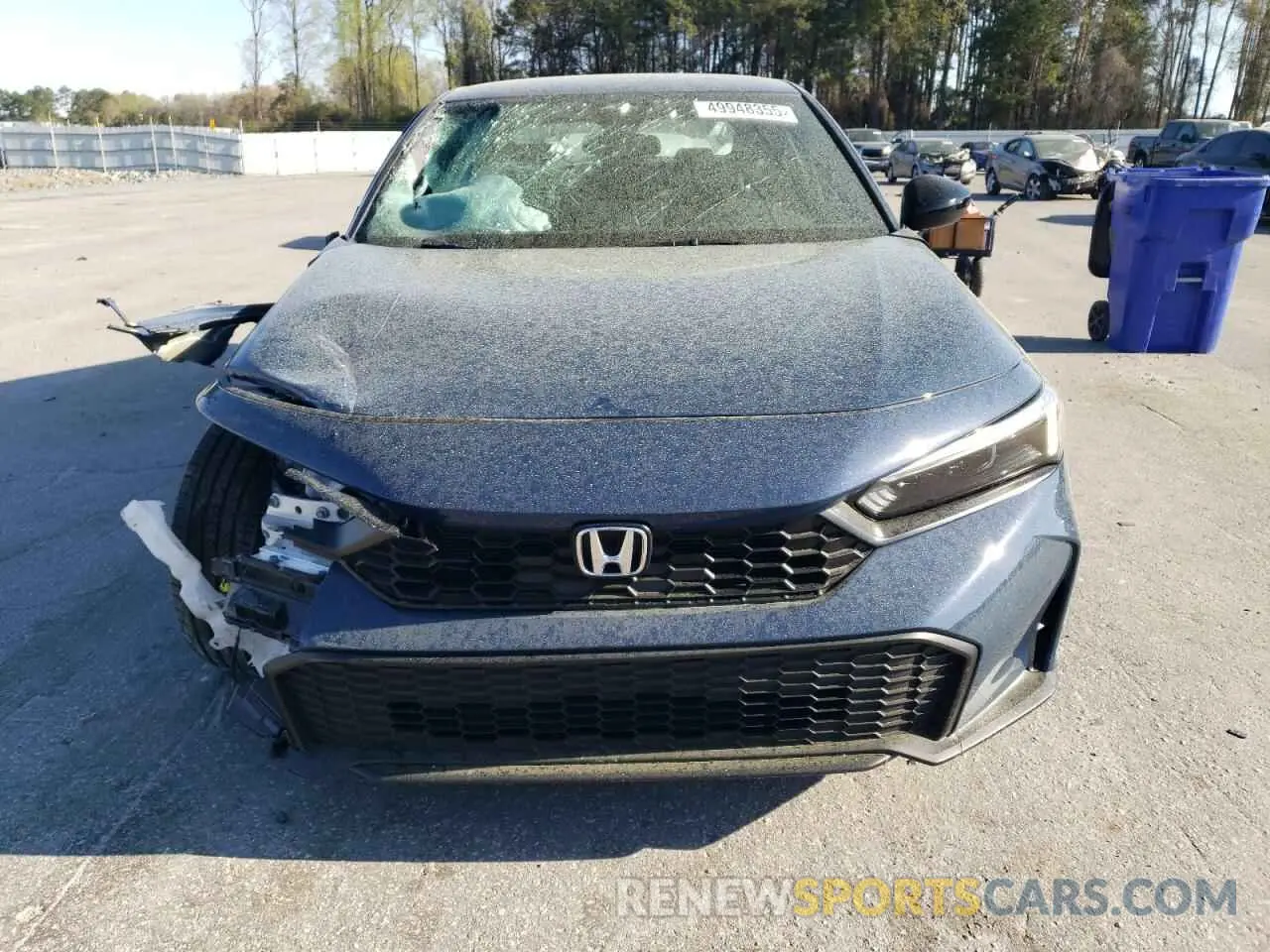 5 fotografías del automóvil dañado 2HGFE2F52SH572875 HONDA CIVIC 2025