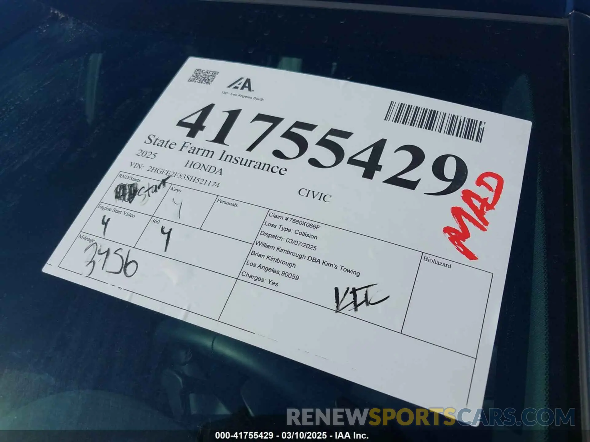 18 fotografías del automóvil dañado 2HGFE2F53SH521174 HONDA CIVIC 2025