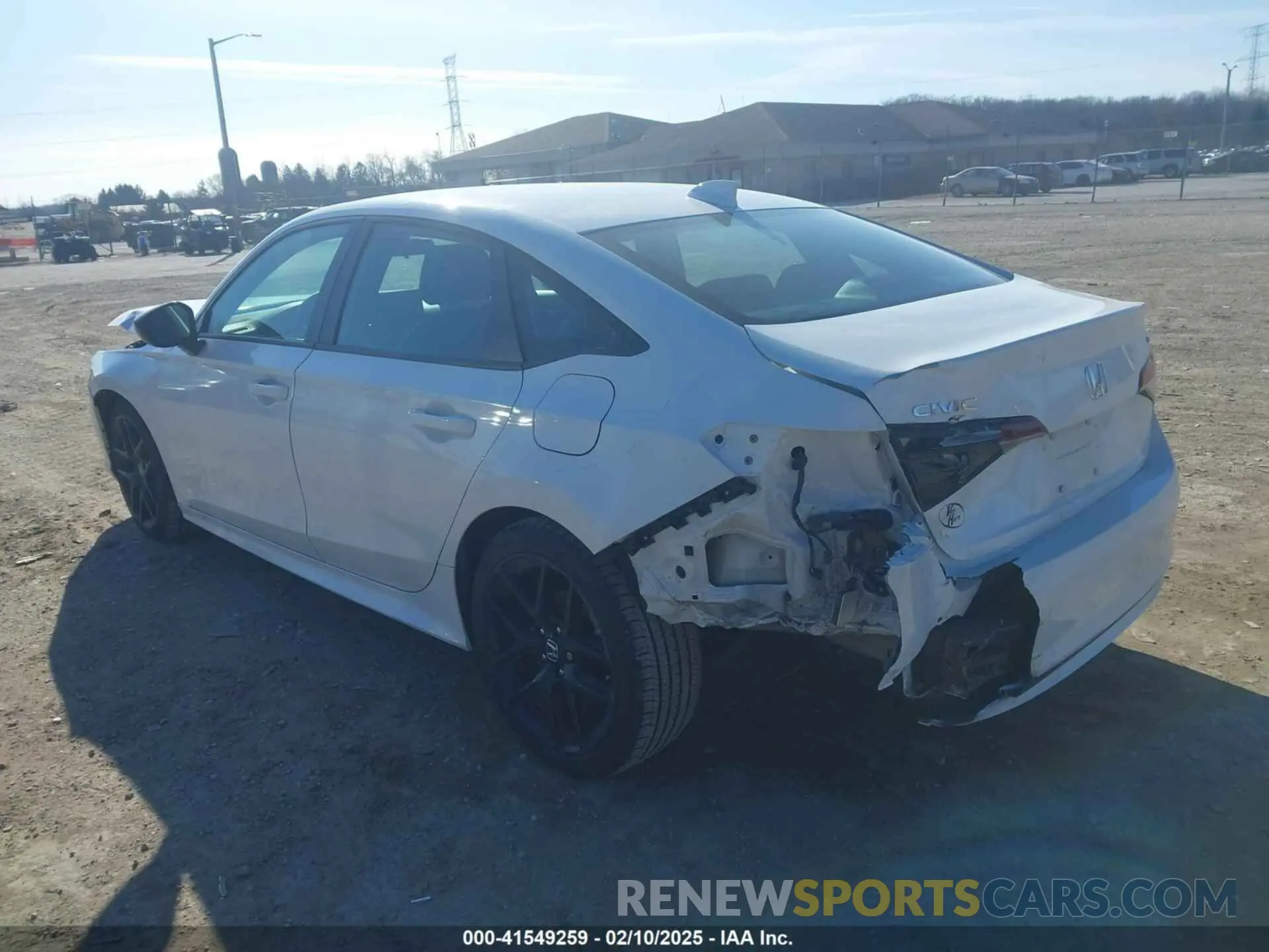 3 fotografías del automóvil dañado 2HGFE2F53SH527931 HONDA CIVIC 2025