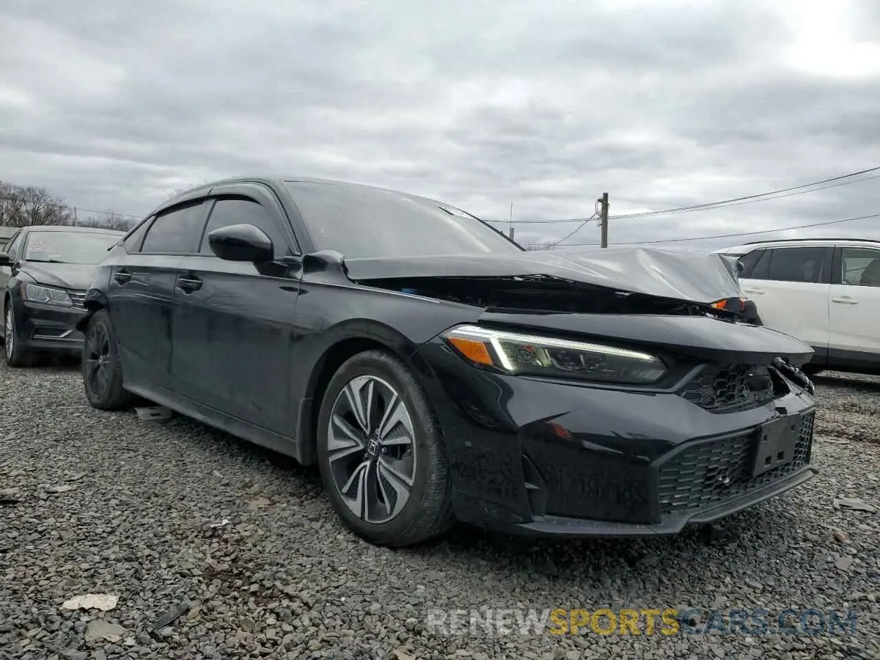4 fotografías del automóvil dañado 2HGFE2F53SH538881 HONDA CIVIC 2025