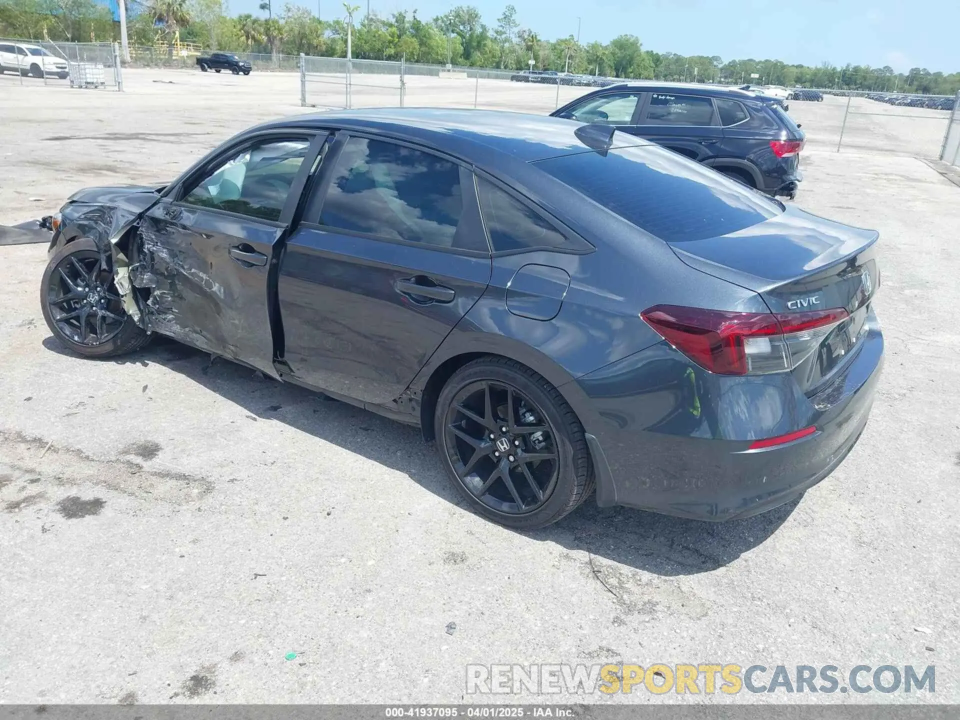 3 fotografías del automóvil dañado 2HGFE2F53SH543711 HONDA CIVIC 2025