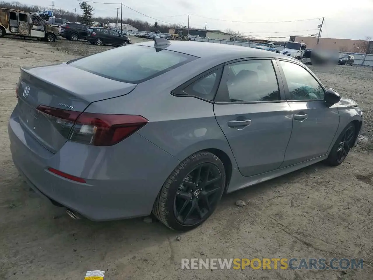 3 fotografías del automóvil dañado 2HGFE2F53SH549623 HONDA CIVIC 2025