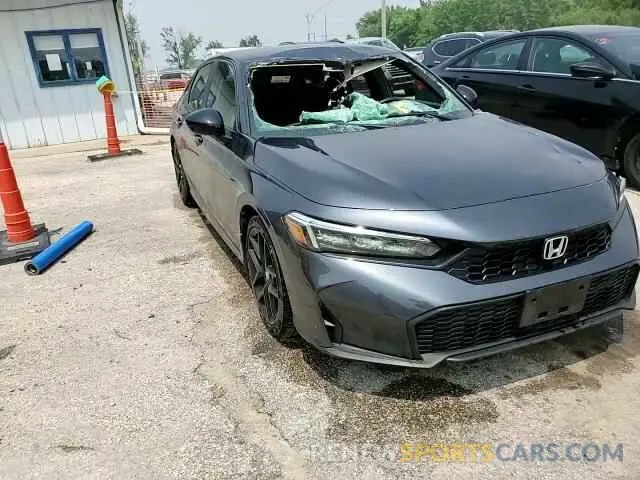 14 fotografías del automóvil dañado 2HGFE2F53SH553123 HONDA CIVIC 2025