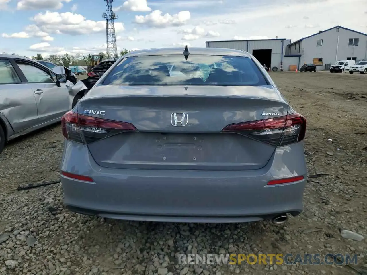 6 fotografías del automóvil dañado 2HGFE2F53SH557205 HONDA CIVIC 2025