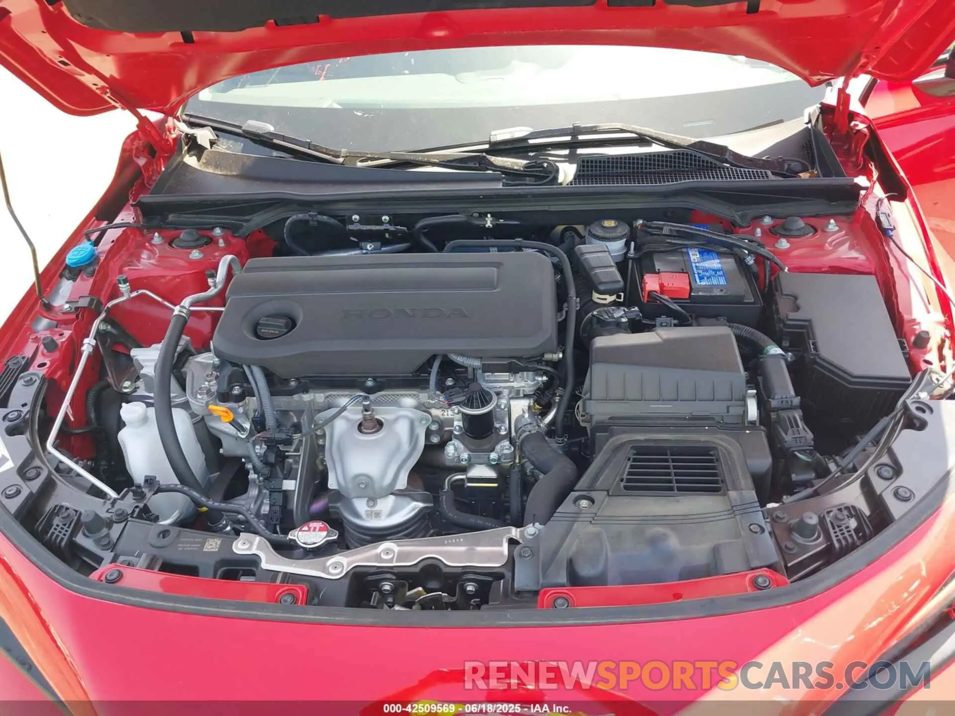 10 fotografías del automóvil dañado 2HGFE2F53SH563070 HONDA CIVIC 2025