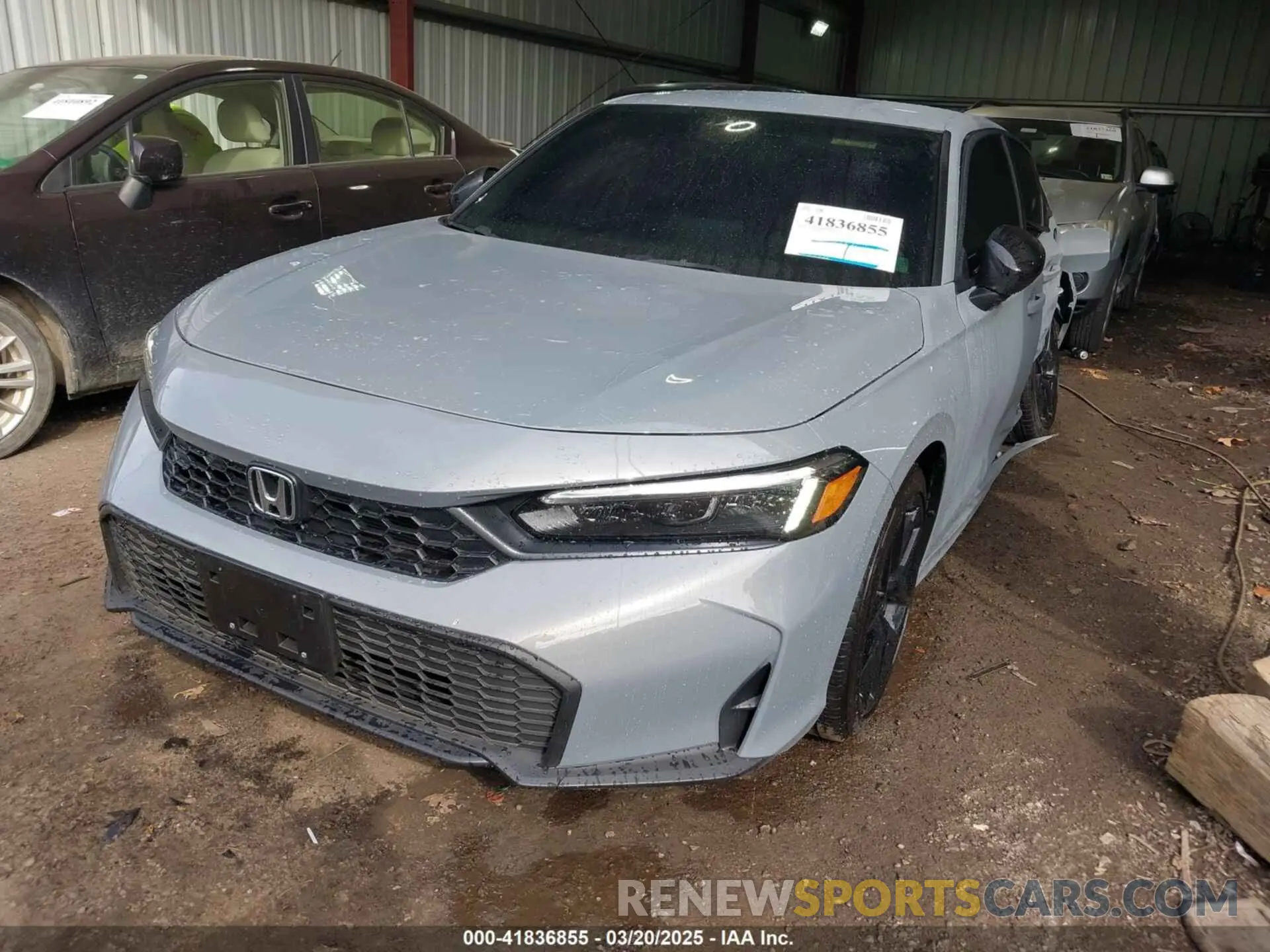 2 fotografías del automóvil dañado 2HGFE2F53SH569192 HONDA CIVIC 2025
