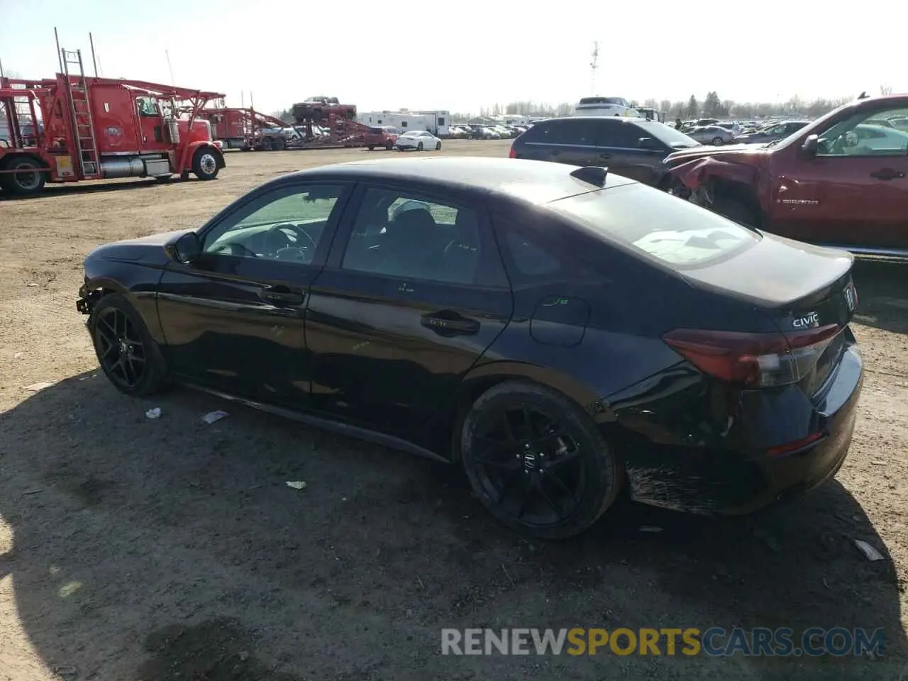 2 fotografías del automóvil dañado 2HGFE2F54SH101309 HONDA CIVIC 2025