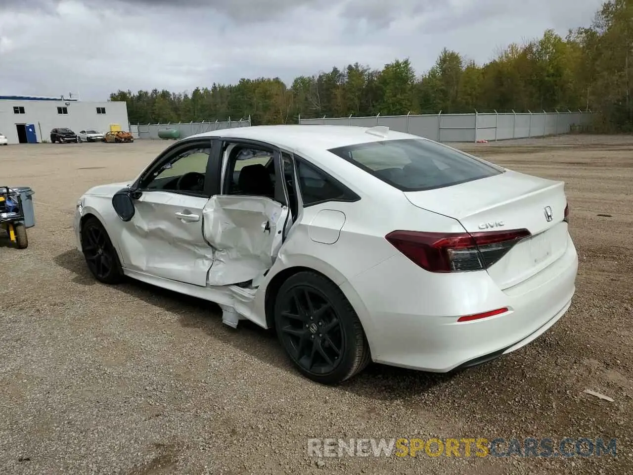2 fotografías del automóvil dañado 2HGFE2F54SH101696 HONDA CIVIC 2025