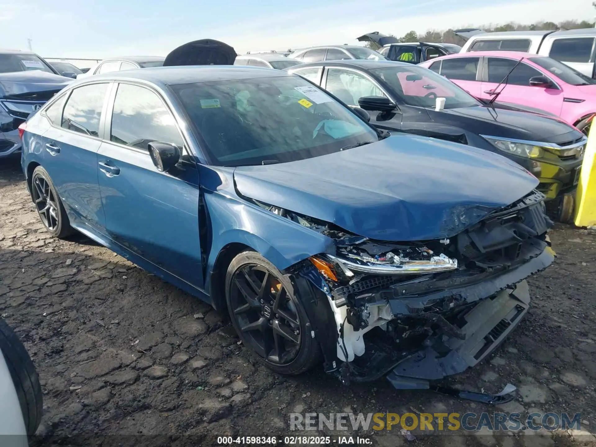 1 fotografías del automóvil dañado 2HGFE2F54SH506800 HONDA CIVIC 2025