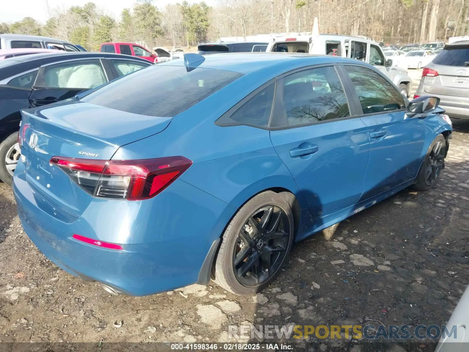 4 fotografías del automóvil dañado 2HGFE2F54SH506800 HONDA CIVIC 2025