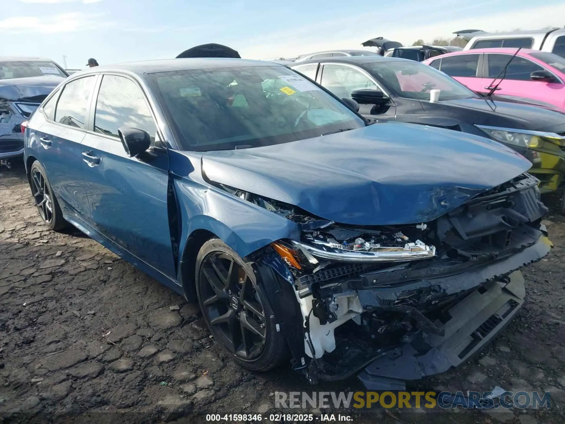 6 fotografías del automóvil dañado 2HGFE2F54SH506800 HONDA CIVIC 2025