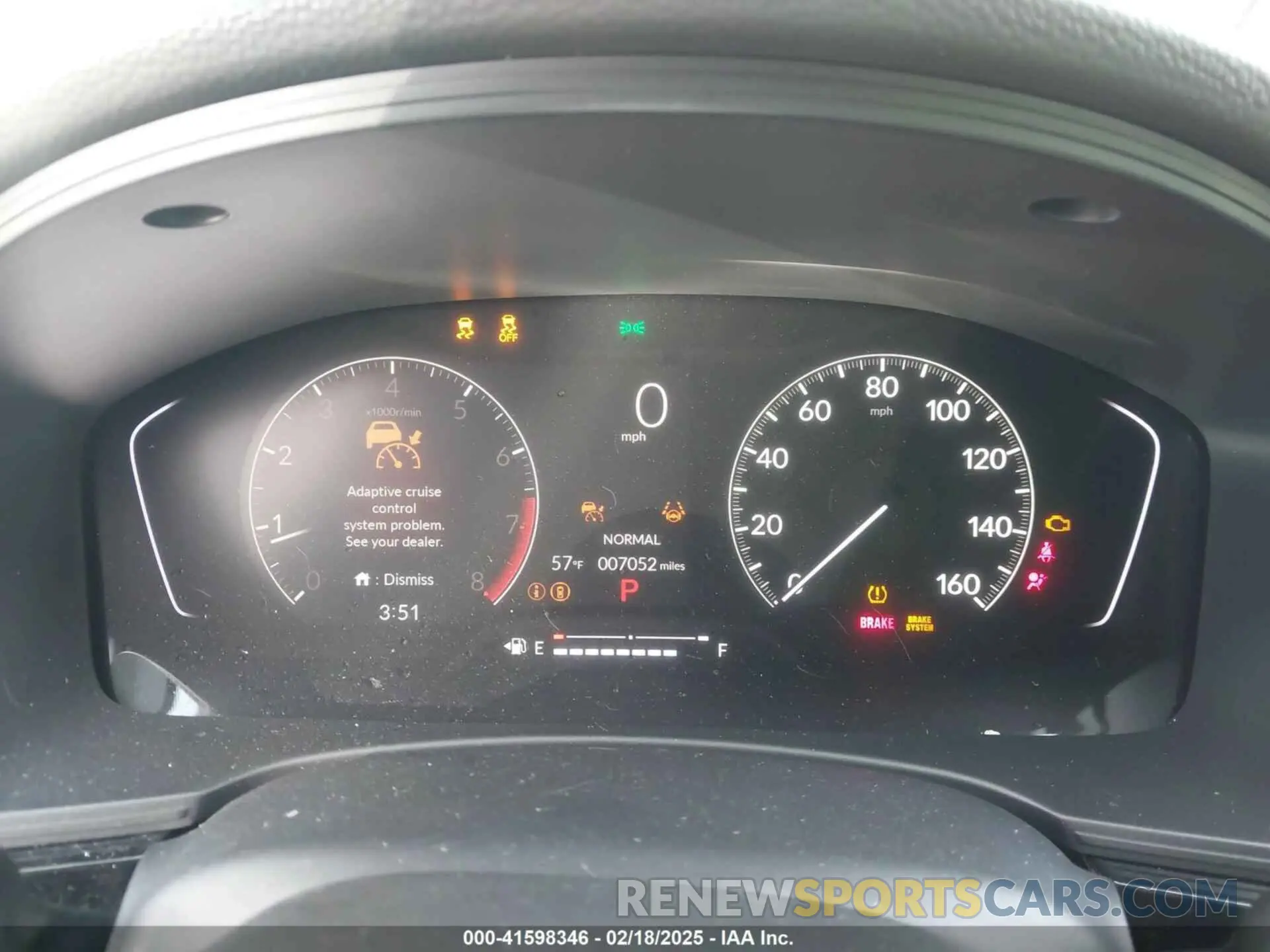 7 fotografías del automóvil dañado 2HGFE2F54SH506800 HONDA CIVIC 2025