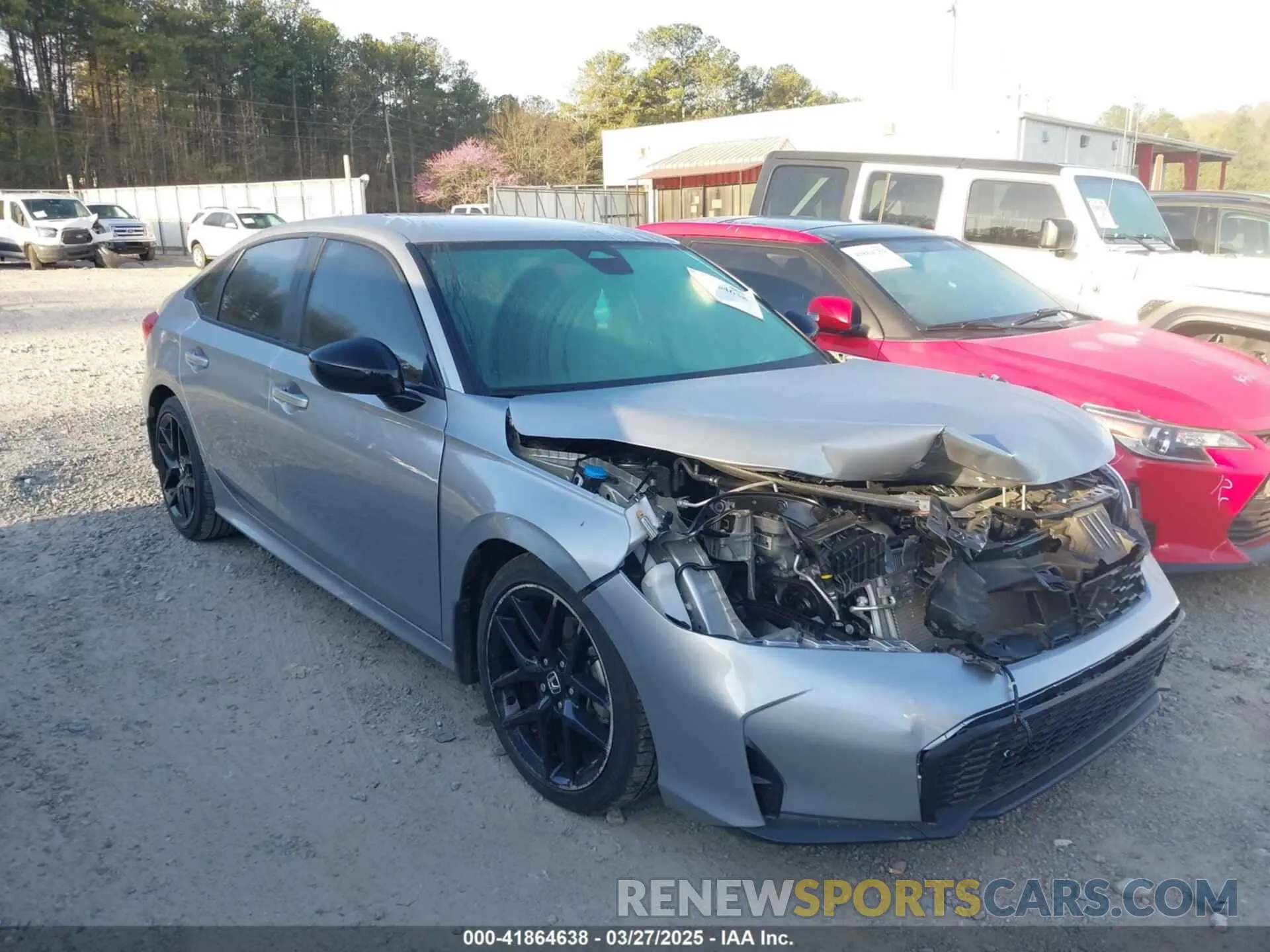 1 fotografías del automóvil dañado 2HGFE2F54SH515853 HONDA CIVIC 2025