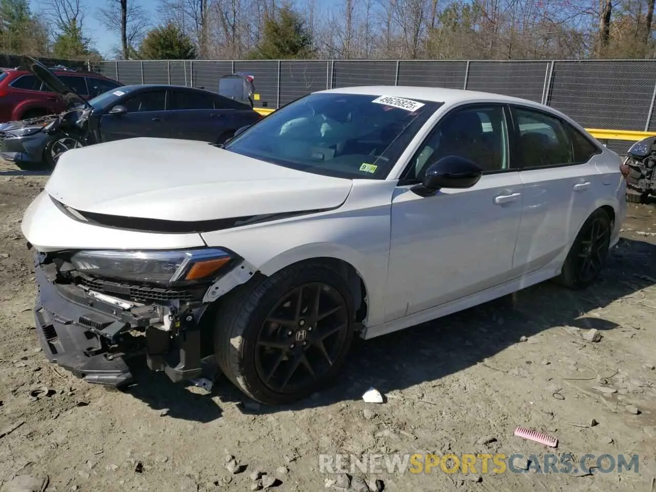 1 fotografías del automóvil dañado 2HGFE2F54SH526285 HONDA CIVIC 2025