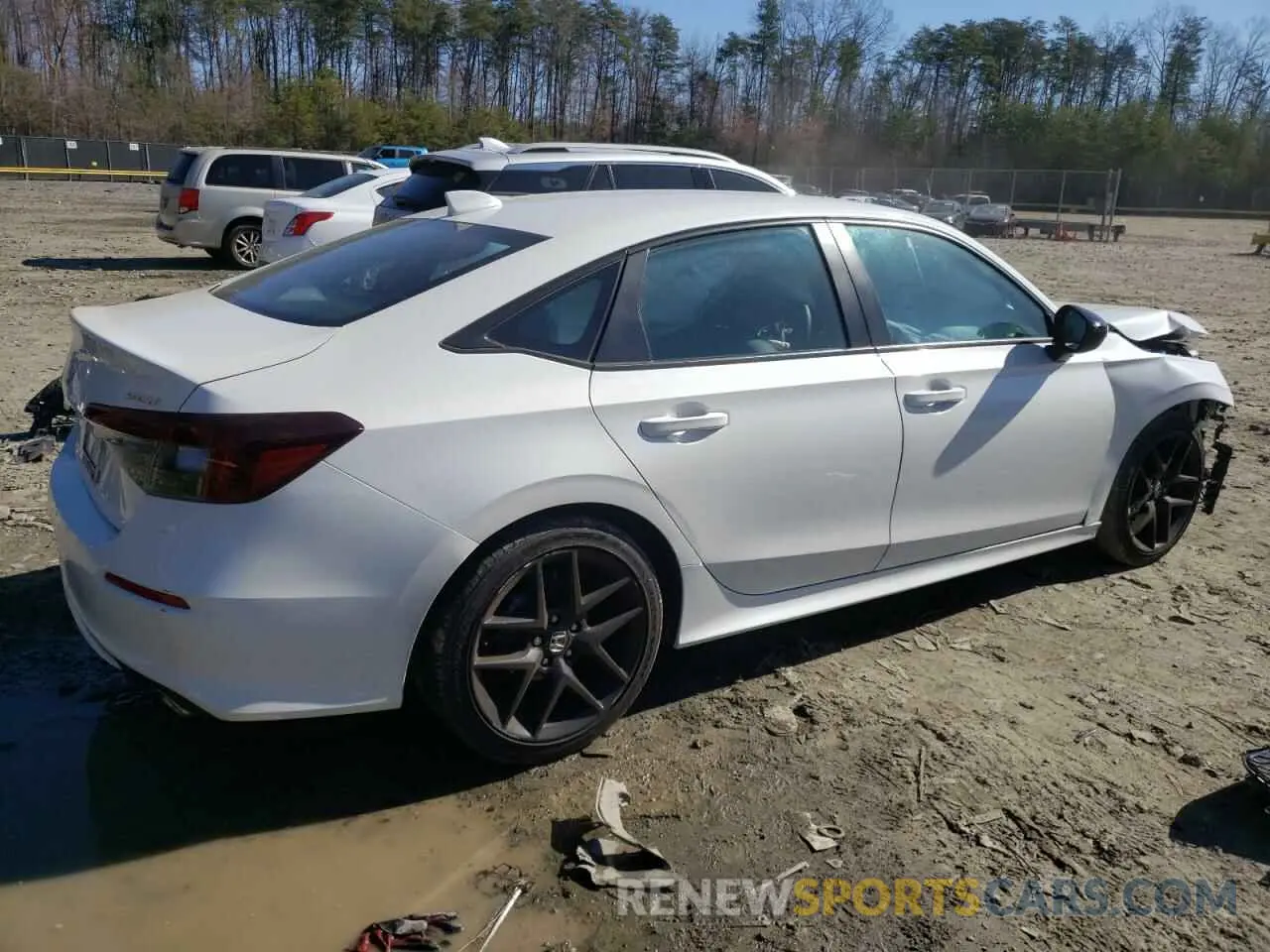 3 fotografías del automóvil dañado 2HGFE2F54SH526285 HONDA CIVIC 2025
