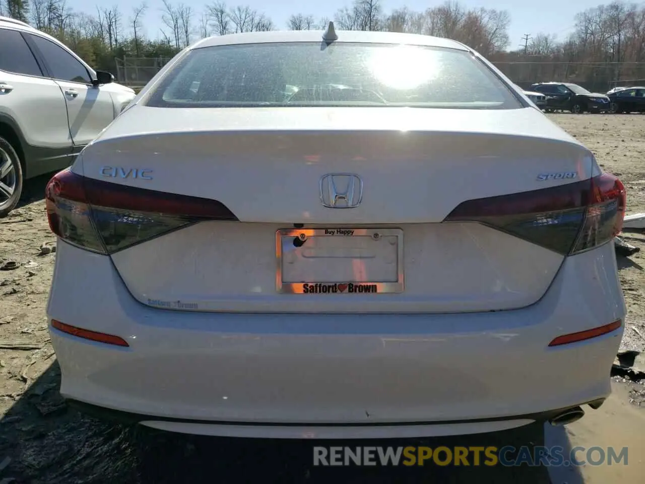 6 fotografías del automóvil dañado 2HGFE2F54SH526285 HONDA CIVIC 2025