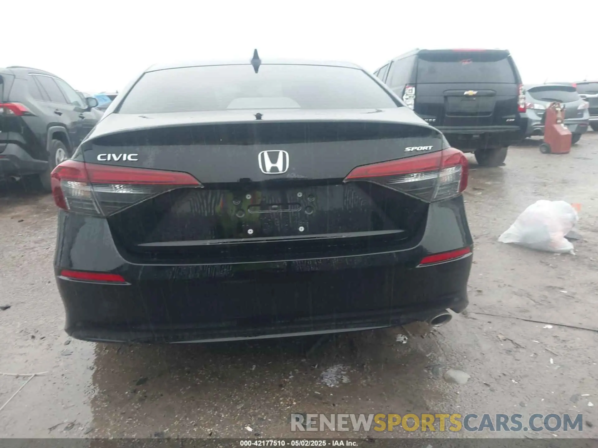 16 fotografías del automóvil dañado 2HGFE2F54SH538937 HONDA CIVIC 2025