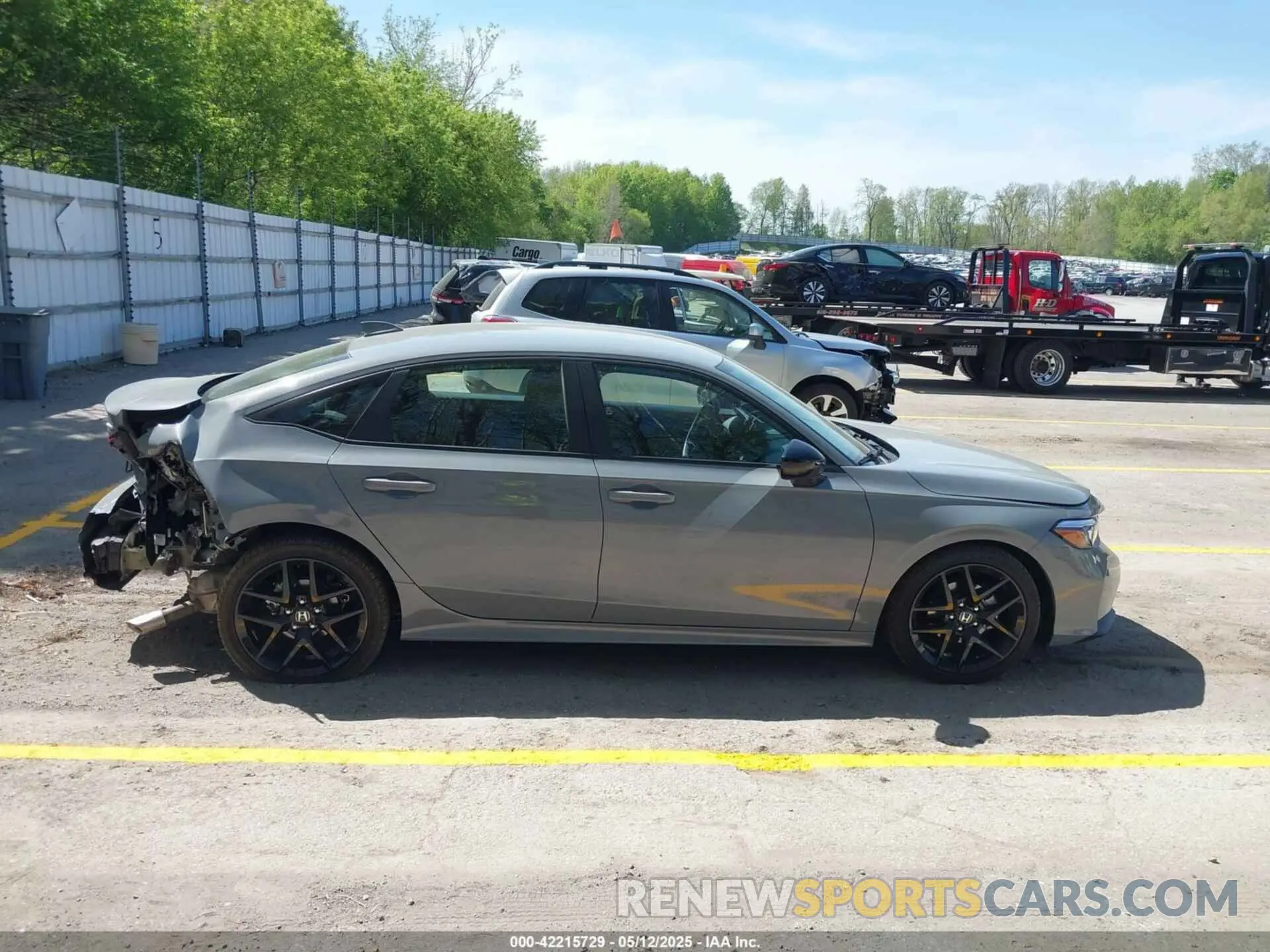 13 fotografías del automóvil dañado 2HGFE2F54SH546746 HONDA CIVIC 2025
