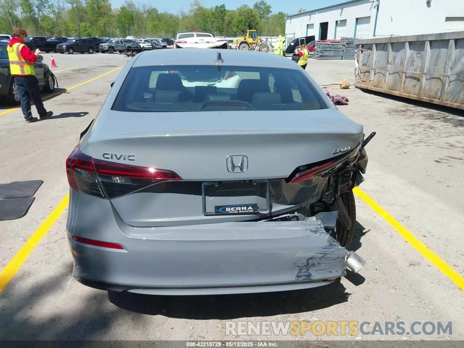 16 fotografías del automóvil dañado 2HGFE2F54SH546746 HONDA CIVIC 2025