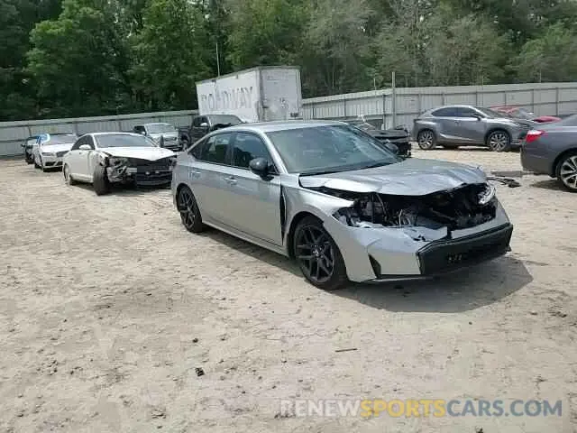 14 fotografías del automóvil dañado 2HGFE2F54SH546911 HONDA CIVIC 2025