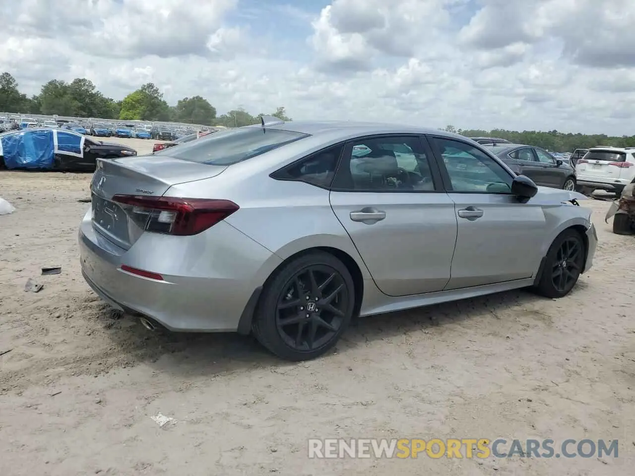 3 fotografías del automóvil dañado 2HGFE2F54SH546911 HONDA CIVIC 2025