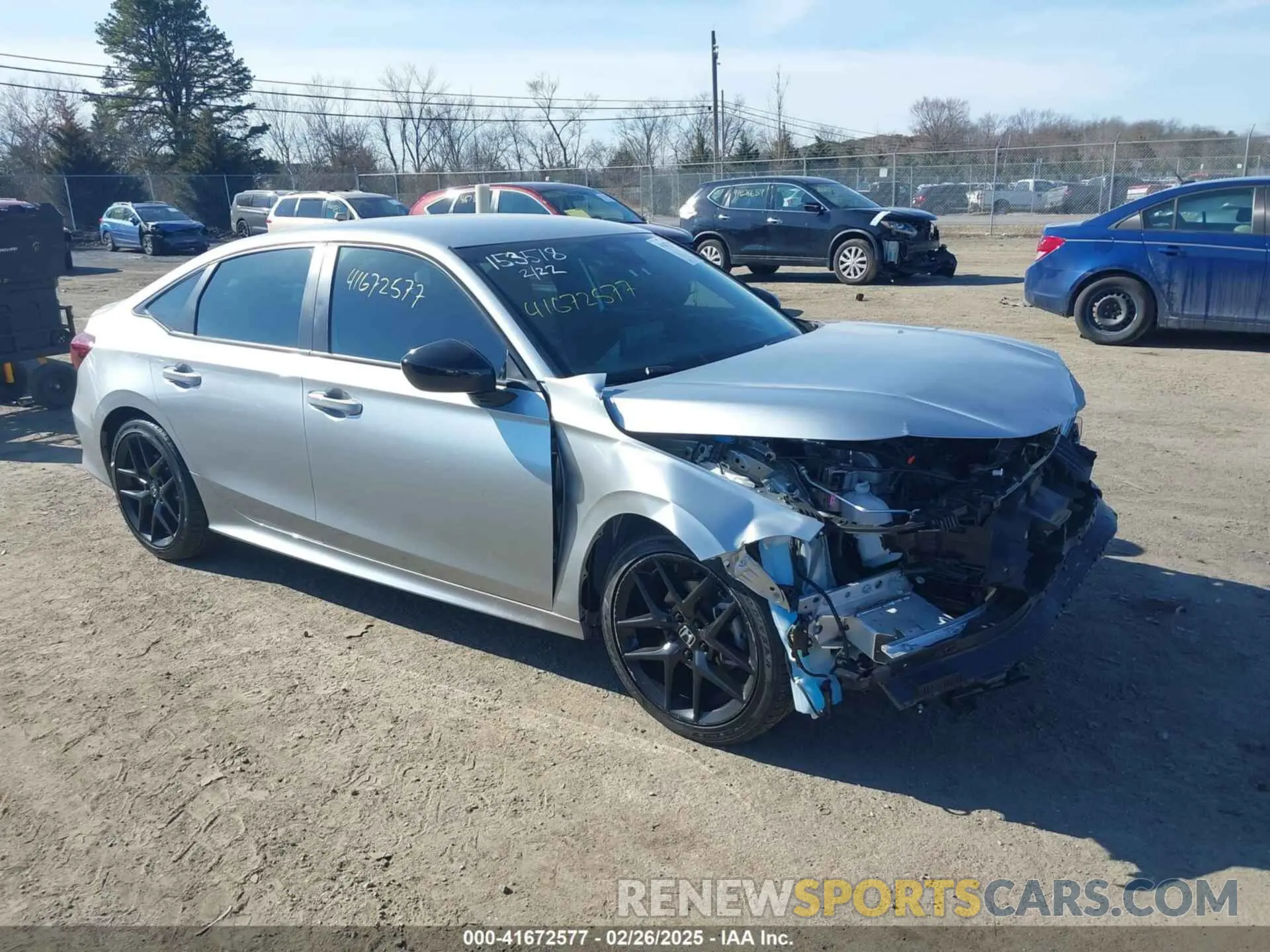 1 fotografías del automóvil dañado 2HGFE2F54SH566821 HONDA CIVIC 2025