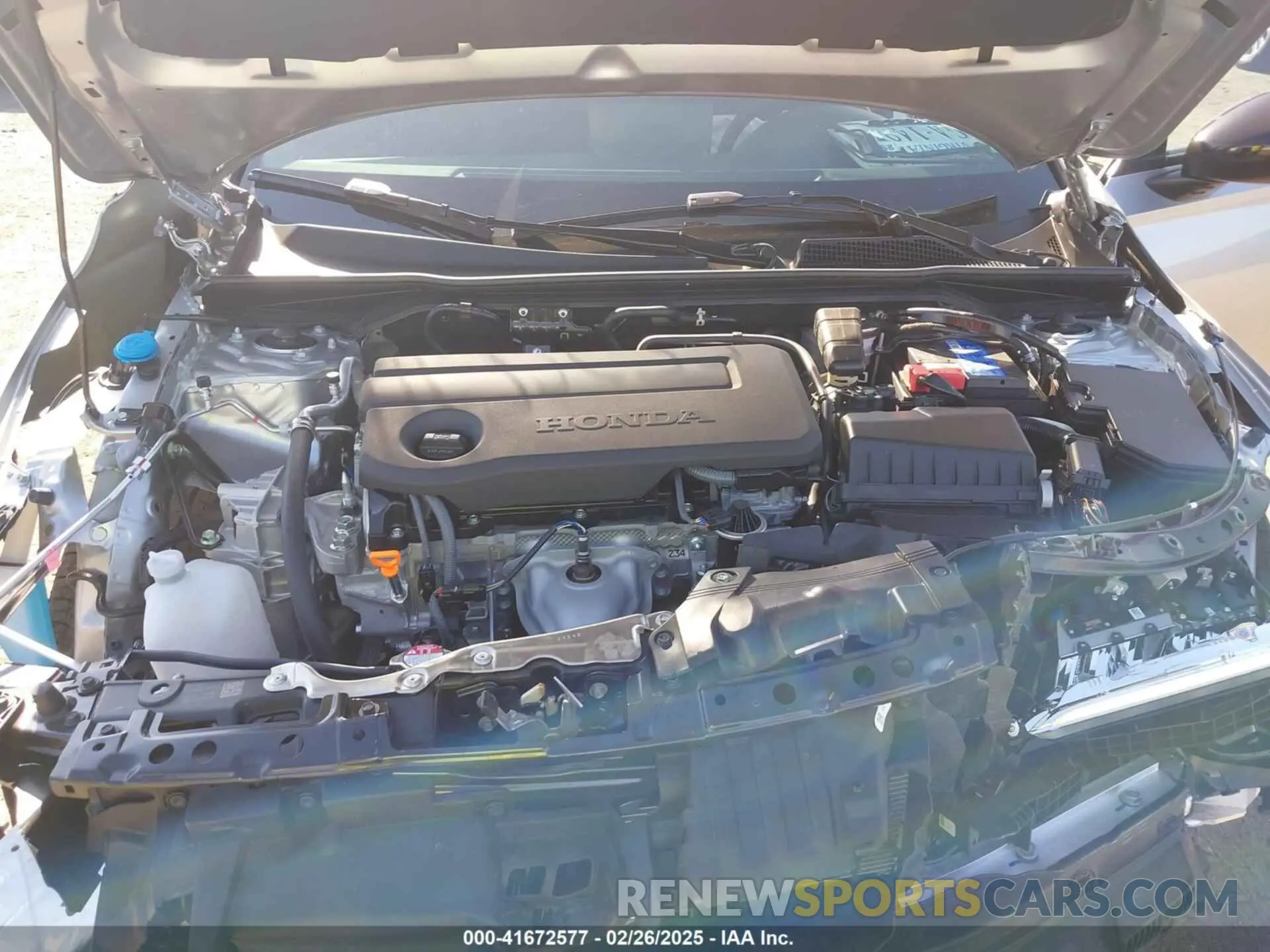 10 fotografías del automóvil dañado 2HGFE2F54SH566821 HONDA CIVIC 2025