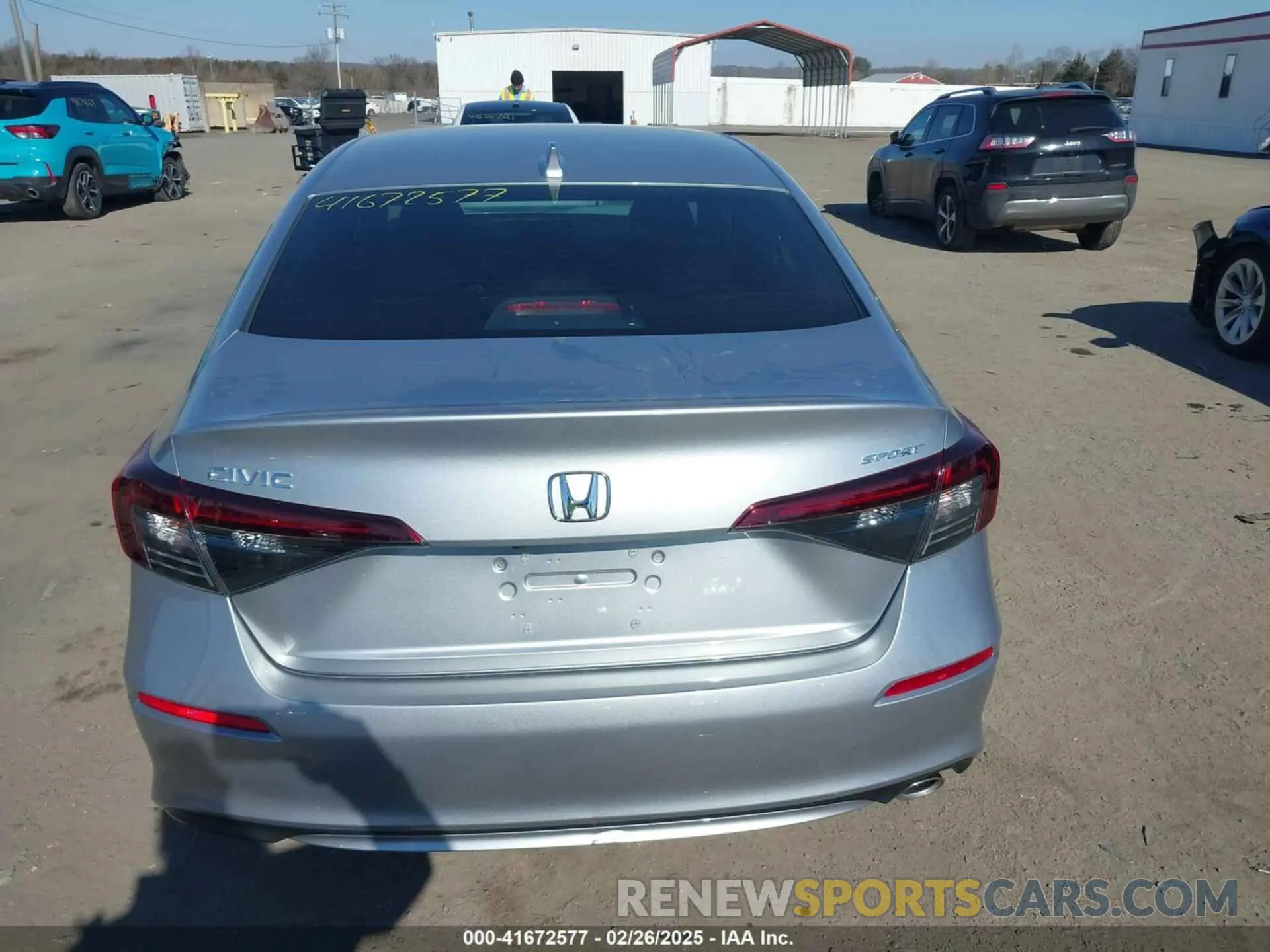 16 fotografías del automóvil dañado 2HGFE2F54SH566821 HONDA CIVIC 2025