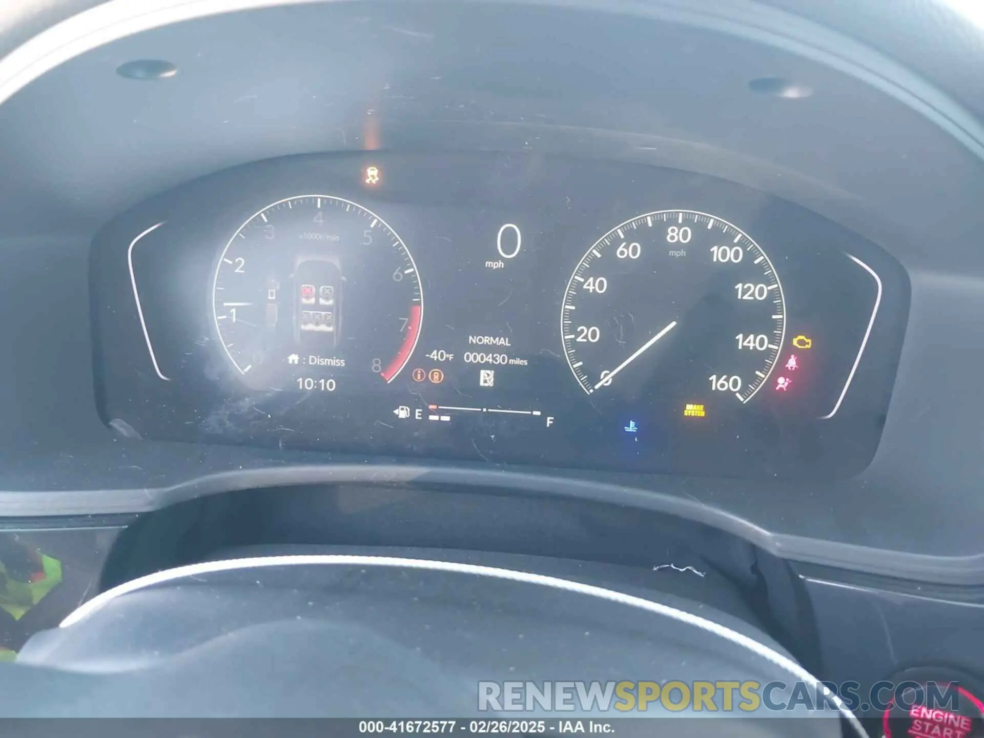 7 fotografías del automóvil dañado 2HGFE2F54SH566821 HONDA CIVIC 2025