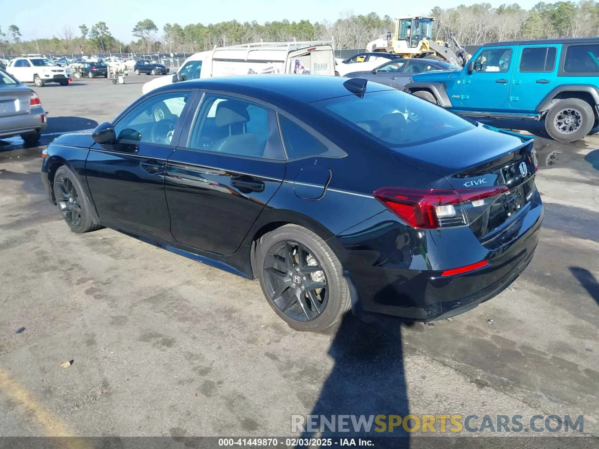 3 fotografías del automóvil dañado 2HGFE2F55SH500486 HONDA CIVIC 2025