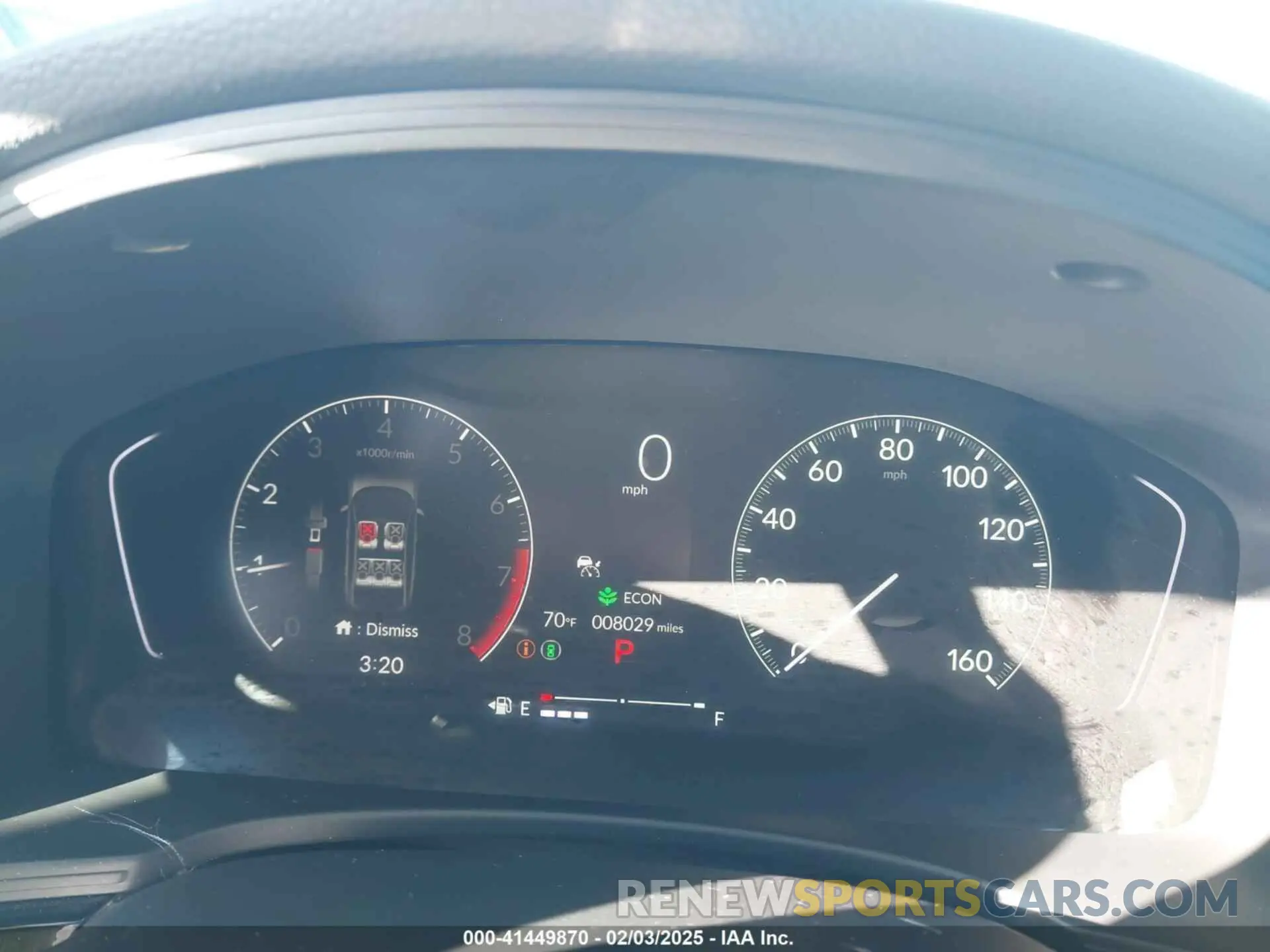 7 fotografías del automóvil dañado 2HGFE2F55SH500486 HONDA CIVIC 2025