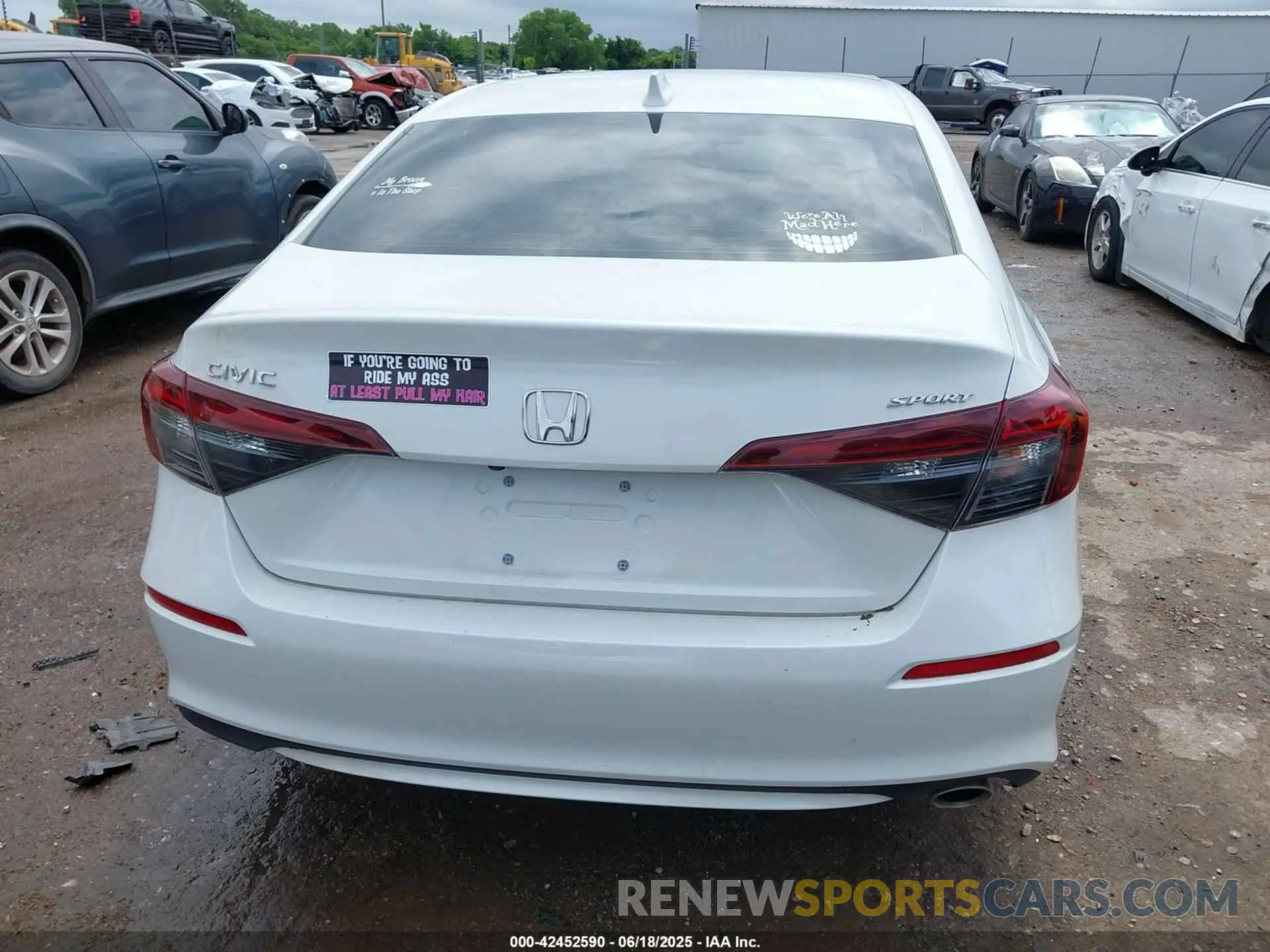 16 fotografías del automóvil dañado 2HGFE2F55SH510810 HONDA CIVIC 2025