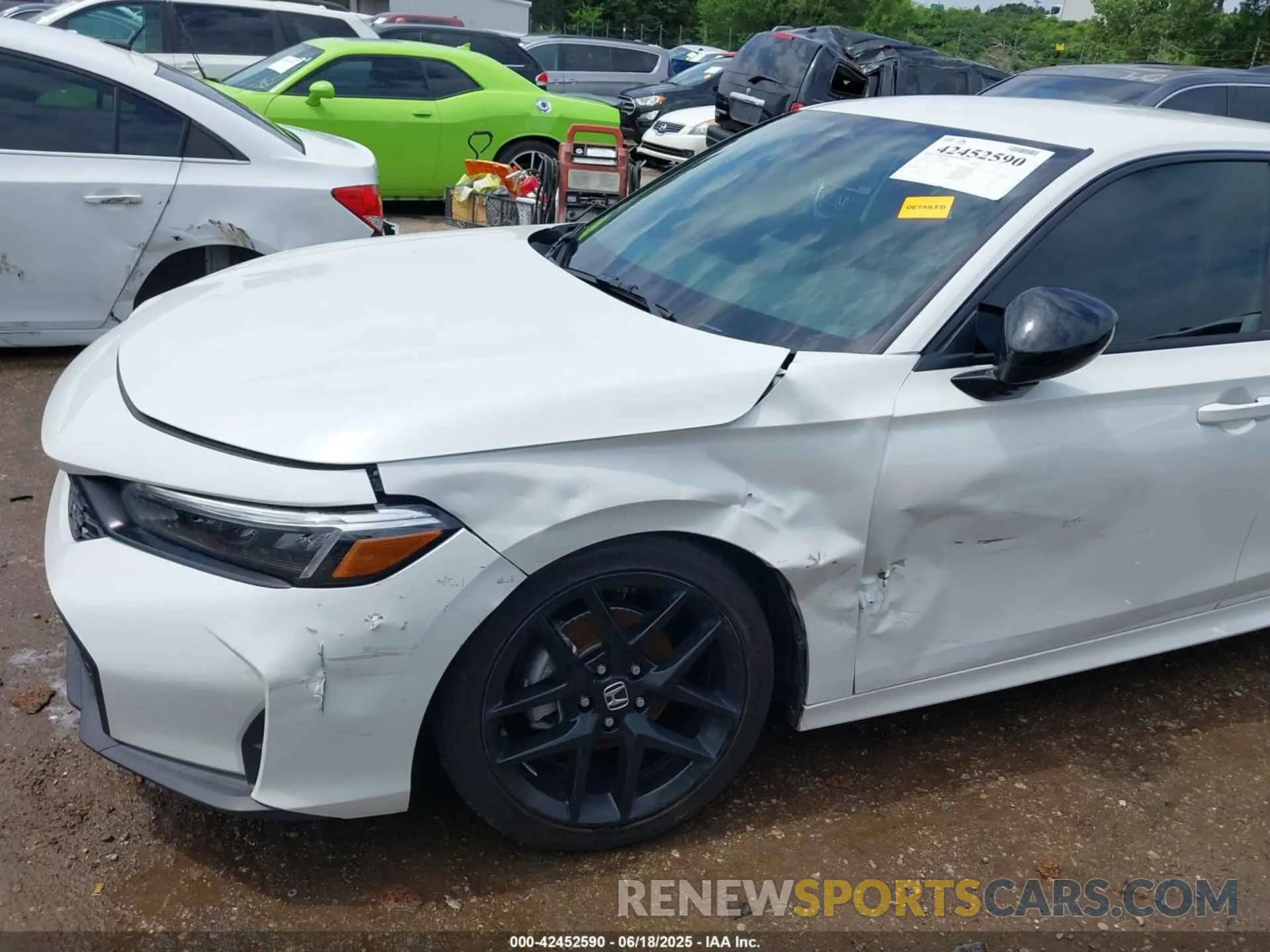 6 fotografías del automóvil dañado 2HGFE2F55SH510810 HONDA CIVIC 2025