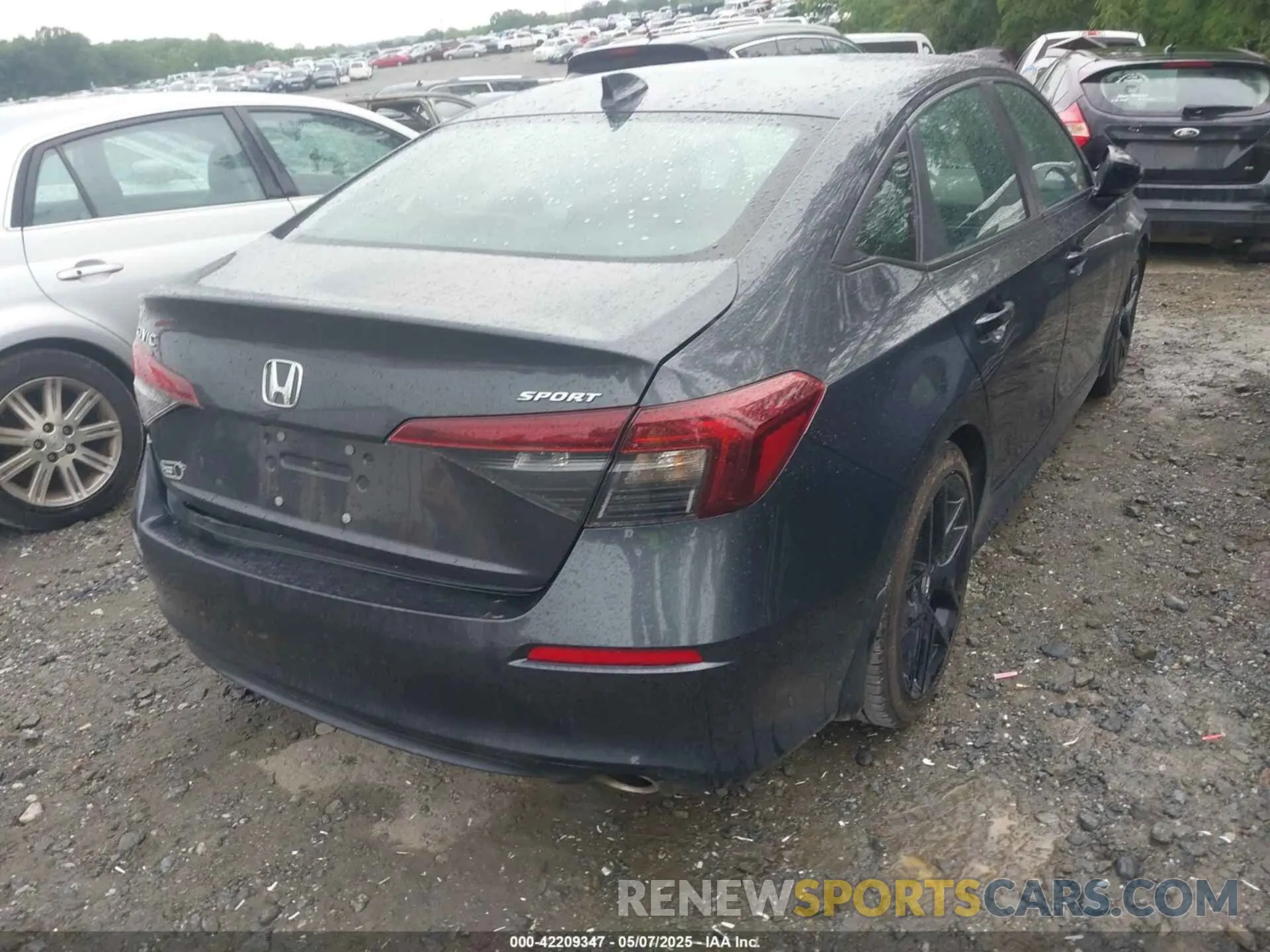4 fotografías del automóvil dañado 2HGFE2F55SH518258 HONDA CIVIC 2025