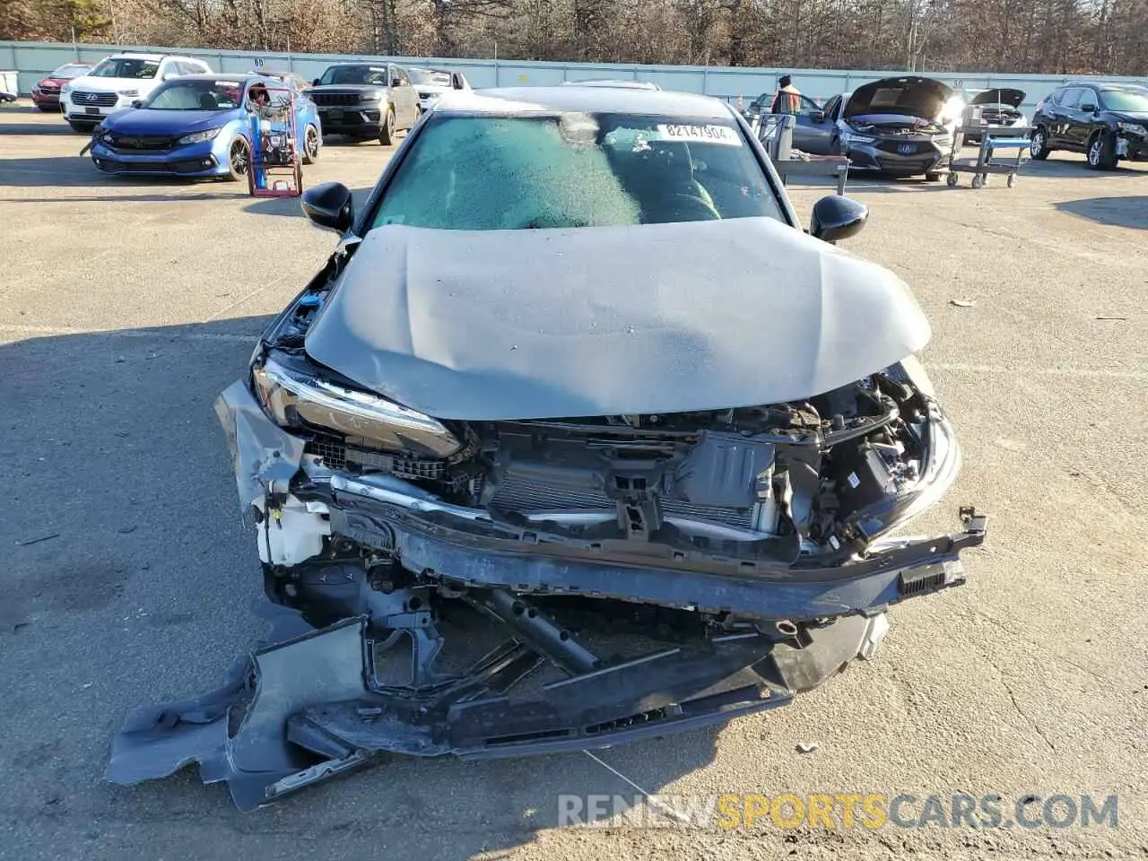 5 fotografías del automóvil dañado 2HGFE2F55SH532791 HONDA CIVIC 2025