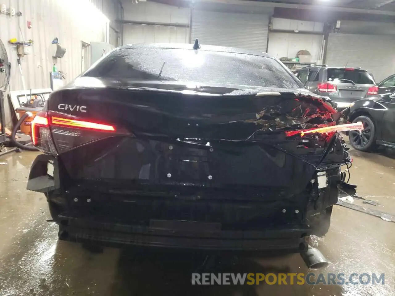 6 fotografías del automóvil dañado 2HGFE2F55SH536128 HONDA CIVIC 2025