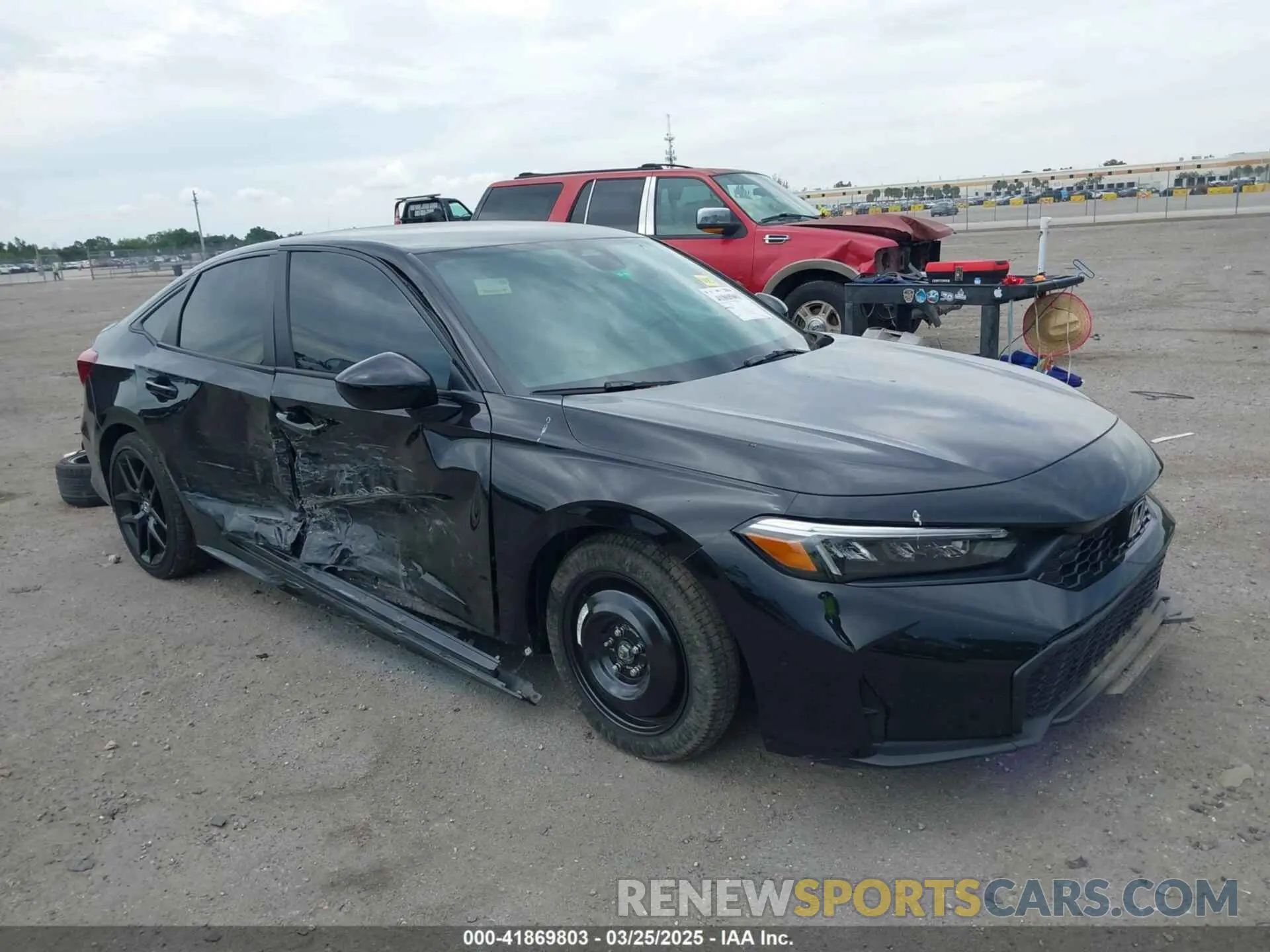 1 fotografías del automóvil dañado 2HGFE2F55SH537473 HONDA CIVIC 2025