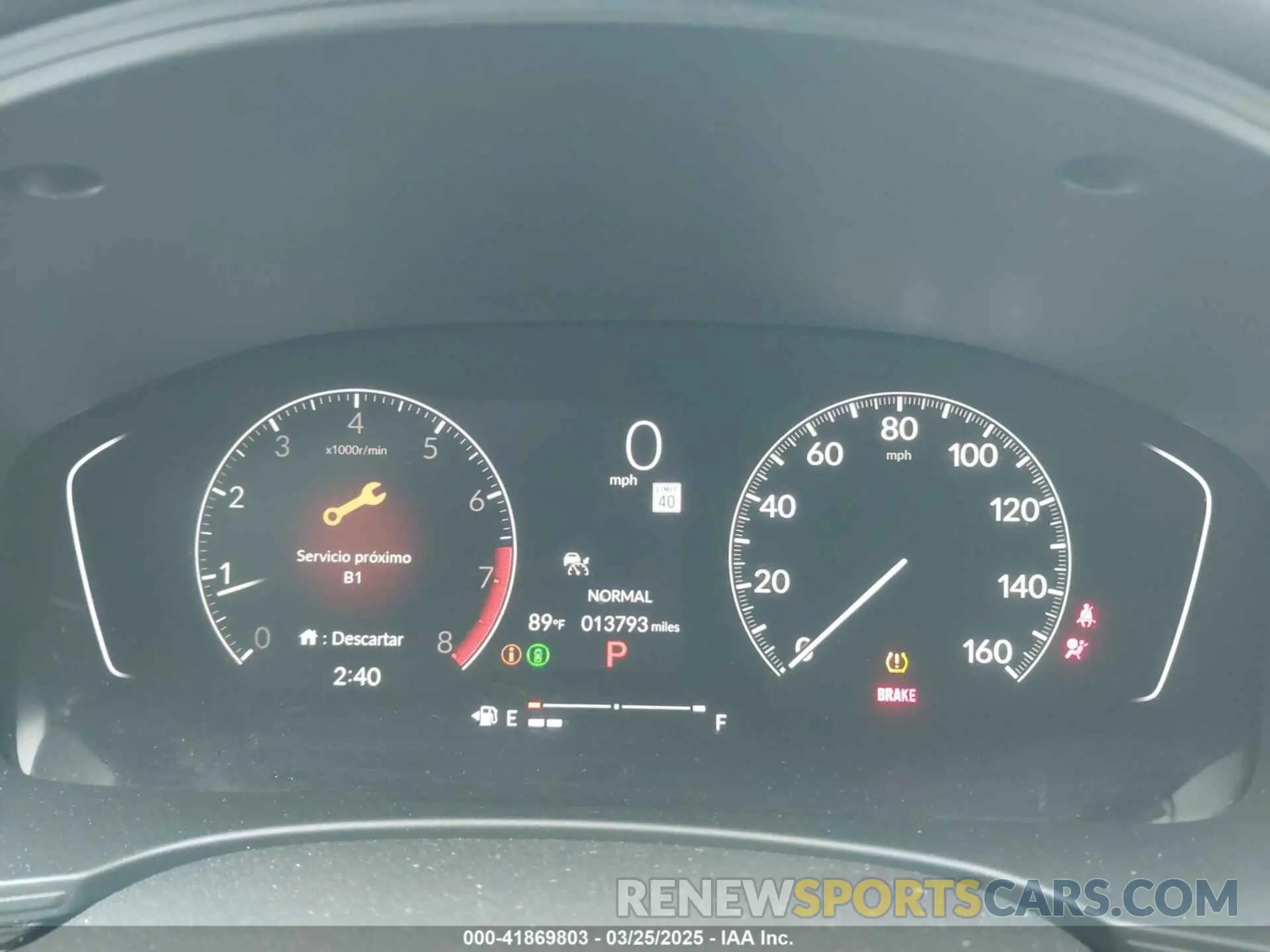 6 fotografías del automóvil dañado 2HGFE2F55SH537473 HONDA CIVIC 2025
