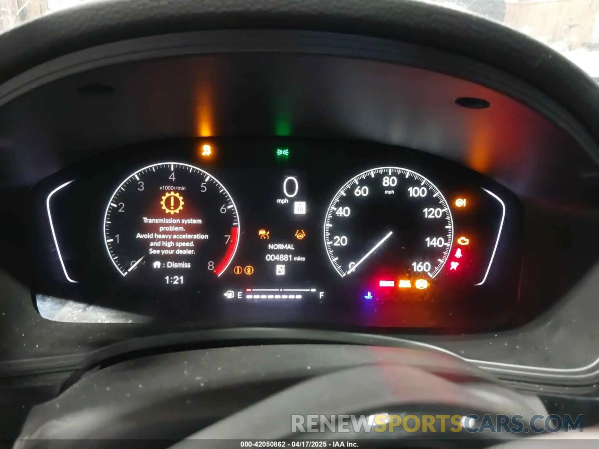 7 fotografías del automóvil dañado 2HGFE2F55SH562714 HONDA CIVIC 2025