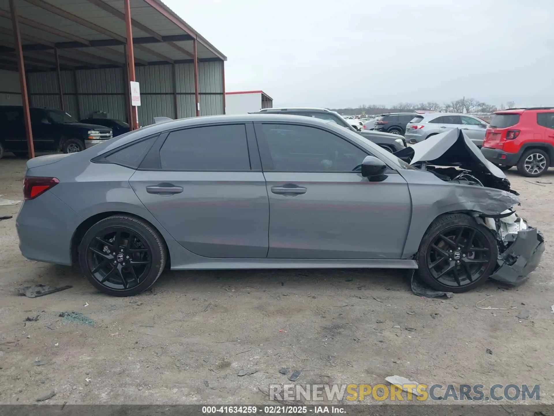 13 fotografías del automóvil dañado 2HGFE2F56SH505972 HONDA CIVIC 2025