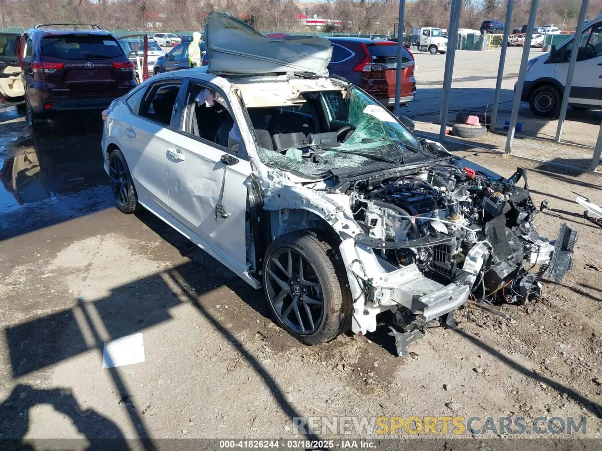 1 fotografías del automóvil dañado 2HGFE2F56SH532606 HONDA CIVIC 2025