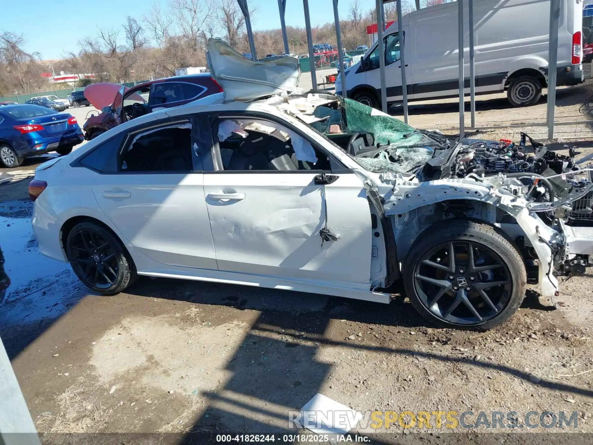 14 fotografías del automóvil dañado 2HGFE2F56SH532606 HONDA CIVIC 2025